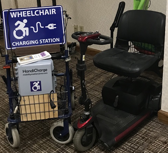 HandiCharge Wheelchair Charging Station